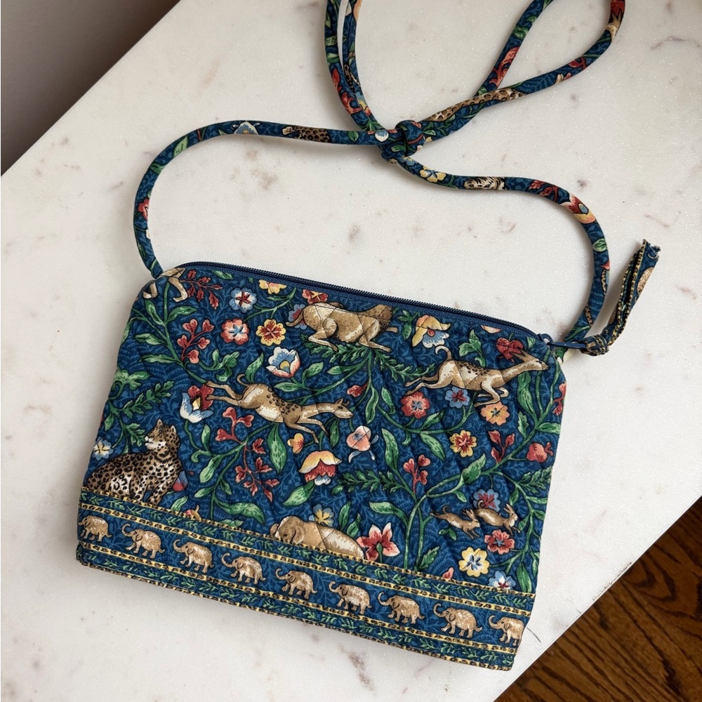 Vera Bradley Quilted Crossbody Bag – Safari Animal Print